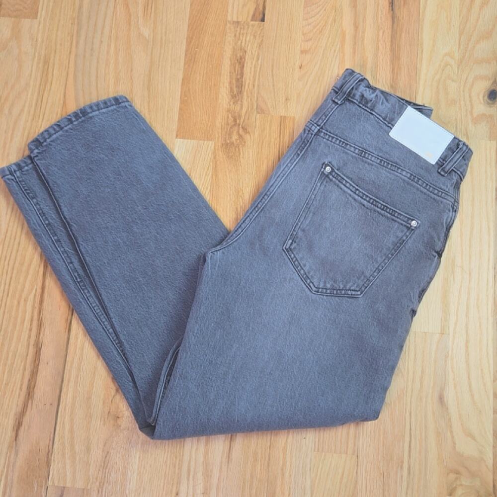 ZARA women's Black/gray size 6 Relaxed fit Jeans